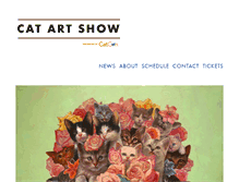 Tablet Screenshot of catartshow.com
